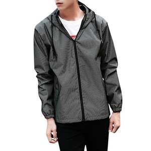 Breathable Solid Color Spring Warm <b>Reflective</b> High Street Canvas Waterproof Eco-Friendly <b>Jacket</b> 100% Polyester - Product Image 1