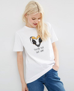 T-shirt graphique OEM pour femme, coupe ajustée, 100 % coton, grandes tailles, fabrication de vêtements, marque privée - Product Image 1