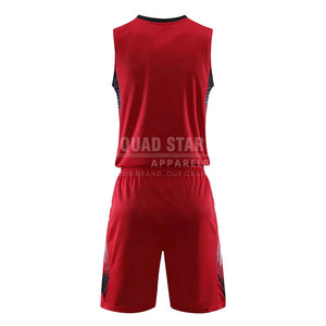 ชุดบาสเก็ตบอลสำหรับทุกเพศระบายอากาศได้ดีเครื่องแบบทีมบาสเก็ตบอลแห้งเร็ว - Product Image 3