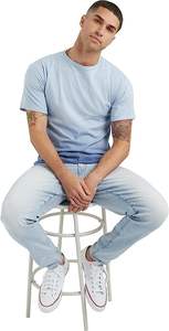 T-shirt pour homme en coton doux, classique, élégant et confortable, pour l'été, tenue décontractée, respirant, tendance, coupe ajustée, cadeau - Product Image 6