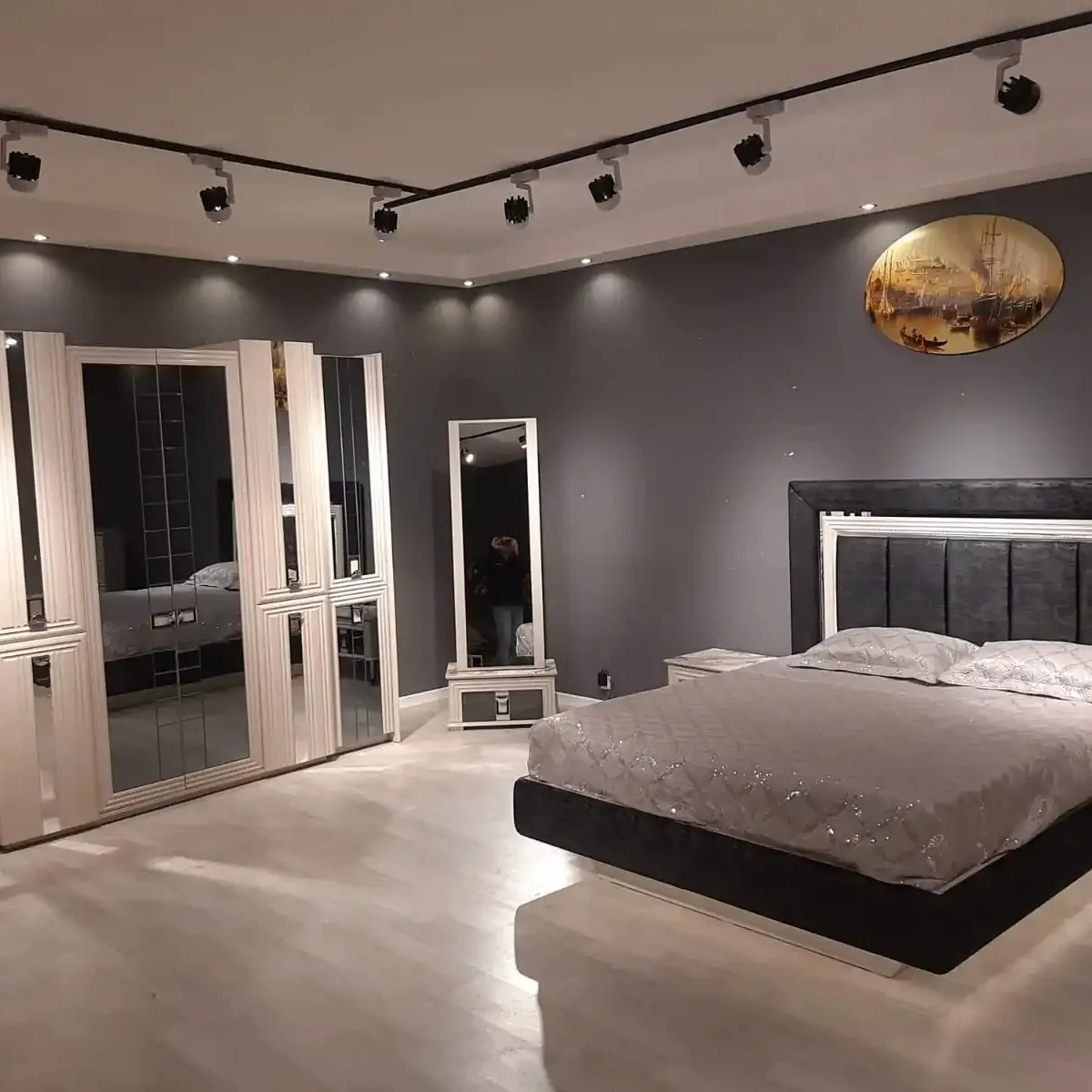 Alfa bedroom set turkish bedroom set 9 pieces mdf doors