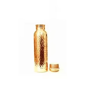 Tallas personalizables Botella de agua de cobre con diseño floral Etiqueta engomada impresa Beneficios para la salud Agua hirviendo aplicable - Product Image 3