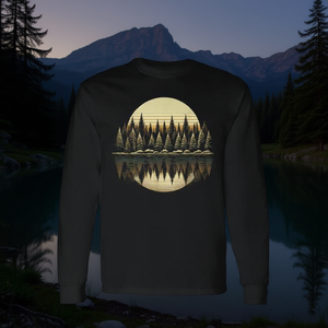 Camiseta de Manga Larga con Diseño de Naturaleza y Bosque, Producto Promocional - Product Image 3