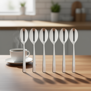 Juego de 6 Cucharas de Café de Acero Inoxidable Cromado Pulido de 13.5 cm F17PN0621 de MIRAGE - Product Image 3