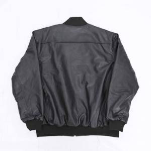 Mens jackets Casual Winter Bomber Leather Parka Quilted jackets Waterproof Zip-up Work Utility Field <b>Travel</b> Thermal jacket - Product Image 3