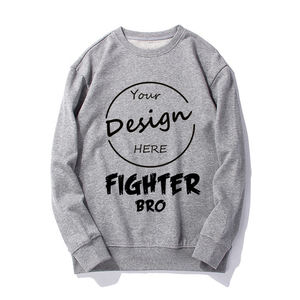 เสื้อสเวตเตอร์คอกลมมีฮู้ดปักโลโก้ตามสั่งเสื้อสเวตเตอร์มีฮู้ดหนาสำหรับผู้ชาย - Product Image 6