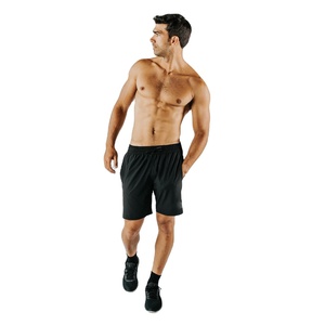 Shorts de sport pour hommes, coupe droite, légers, séchage rapide, respirants, en polyester, pour entraînement et fitness, taille élastique, personnalisables OEM - Product Image 3