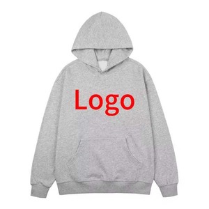 Sweat-shirts à capuche pour hommes, coupe oversize, épaules tombantes, logo personnalisé brodé, 100% polyester polaire respirant, en promotion - Product Image 6