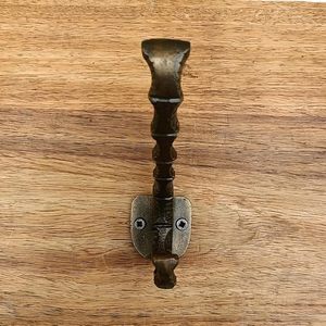Antique Brass Decorative Wall <b>Hooks</b> Iron Casted Aluminium <b>Bathroom</b> Door <b>Hooks</b> for Towel Hat and Coat Antique Finish - Product Image 4