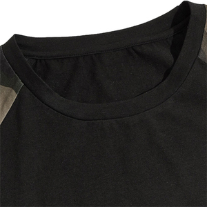 T-shirt à manches raglan respirant et à séchage rapide pour hommes, short à la taille et à cordon de serrage, ensemble de vêtements de sport 2 pièces, OEM - Product Image 3