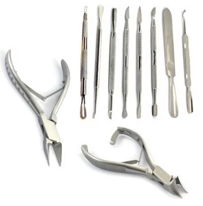 Premium Quality Professional Podiatry Tools Toenail <b>Clippers</b> <b>Set</b> 5Pcs With case Stainless Steel Rust resistant podiatry tools - Product Image 5