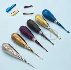 Juego de Elevadores Dentales Alados de Venta Caliente, Recubiertos, para Extracción de Dientes Quirúrgica PDL, Juego de Elevadores Dentales Veterinarios - Product Image 1