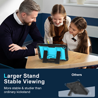 Coque robuste en silicone pour tablette PC, support intégré robuste pour Samsung Galaxy Tab A11 Plus A9 Plus 11 pouces