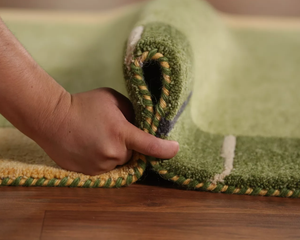 Tapis à nœuds Design moderne touffeté à la main 100% laine tapis fait à la main tapis de couleur vive pour la maison multicolore et personnaliser la taille - Product Image 6