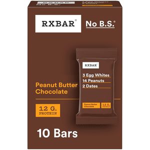 RXBAR Protein <b>Bars</b>, Protein <b>Snack</b>, <b>Snack</b> <b>Bars</b>, Peanut Butter Chocolate, 18.3oz Box (10 Count) - Product Image 5