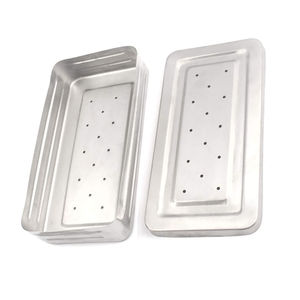 Caja de Acero Inoxidable para Instrumentos, 30x15x6 cm, Perforada, Calidad Premium, Estándar de Seguridad MOL - Product Image 4