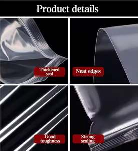 Customizable Logo Reusable Holographic PE and PET Packaging <b>Bag</b> Mylar <b>Zipper</b> Pouch with <b>Zipper</b> Smell Proof Feature - Product Image 5