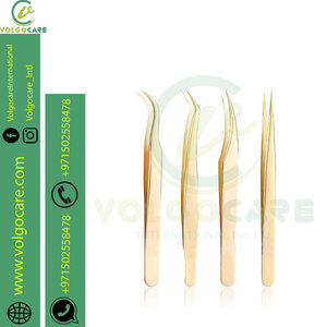 Pinzas de Punta inclinada de precisión profesional 2024 fabricadas con acero inoxidable disponibles en todos los colores y estilos - Product Image 3