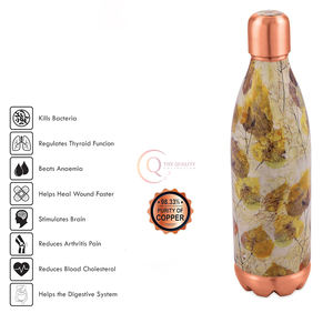 100 % Pure Metal Copper <b>Water</b> <b>Bottle</b> Best Selling <b>Gym</b> Copper <b>Water</b> <b>Bottles</b> Ayurveda Spiritual Copper <b>Bottle</b> From Indian Exporter - Product Image 3