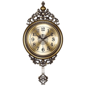 Orologio <span class=keywords><strong>da</strong></span> Parete Moderno e Silenzioso, Personalizzabile, Grande, Dorato, Decorativo in Metallo per Soggiorno - Product Image 1