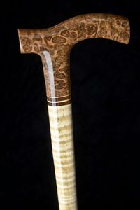 Canne en bois réglable avec noeuds multiples bâton de marche standard international solide pour les aînés pour la randonnée - Product Image 6