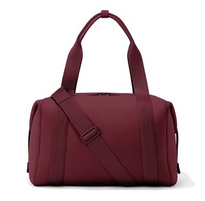 Bolsa de lona deportiva de lujo, Mini bolsa de gimnasio Unisex con cierre de cremallera, equipaje de viaje de neopreno personalizado, bolsa deportiva elegante - Product Image 6