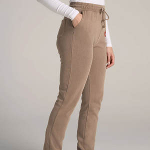 Pantalon de jogging cargo pour femmes de haute qualité pantalon de survêtement pour femmes grande taille jambe large pantalon plat en coton uni pantalon pour femmes - Product Image 3