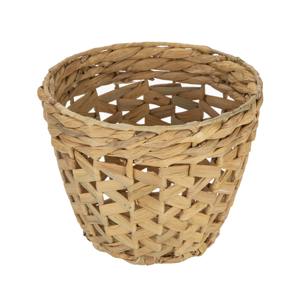 Panier en jacinthe d'eau naturelle à tissage ouvert, conique, fait à la main, panier de rangement, vente en gros, écologique, fabriqué au Vietnam - Product Image 1