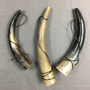 Corne soufflante composée de 100% corne de buffle/corne à boire/corne soufflante Viking - Product Image 5