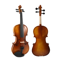 Starway Dernier instrument de musique à cordes pour violon professionnel 4/4 tilleul V086 avec étui pour débutant