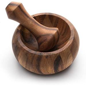 Rustic Vintage Art Inspired Designer Heavy Duty Metal Made High Grade Gold Plated Mortar And Pestle Herb And Spices Tools Supply - Product Image 4