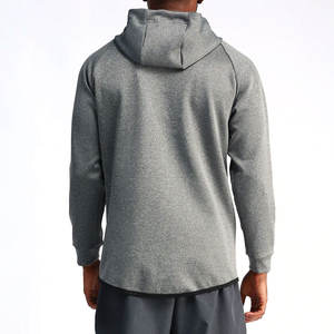 Sweat à capuche confortable pour hommes 100% coton à manches longues doublé polaire OEM ODM Logo personnalisé Fournisseur de streetwear - Product Image 3