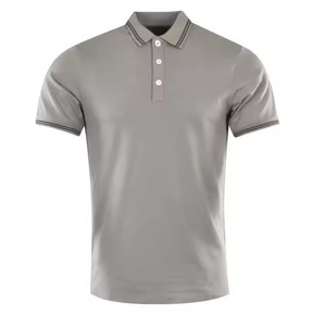 เสื้อโปโลผู้ชายแขนสั้นลายตามสั่งผลิต2025มาใหม่ผ้าแคนวาสสำหรับผู้ชาย - Product Image 2