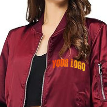 Vente chaude Femmes Varsity Veste Haute Qualité Bomber Baseball Veste Surdimensionné Laine Mélangée Letterman Survêtement Sur Mesure - Product Image 5