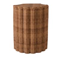 Panier de rangement en osier naturel en rotin panier tissé à la main écologique avec couvercle décoration de la maison stockage usine directe en boîte Vietnam