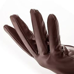 Gants en cuir personnalisés pour hommes Taux de vente total Gants à la mode 2024 Doigt complet Gants de mode en cuir - Product Image 3