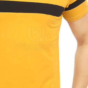 Camiseta de Diseño Moderno en Color Sólido para Hombre, Secado Rápido, 100% Algodón, Camiseta Resistente para Uso en Exteriores - Product Image 5