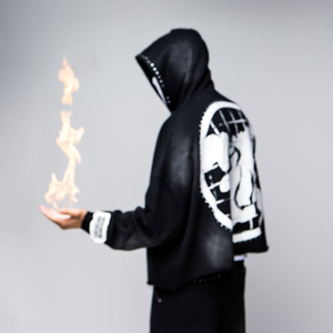Sudaderas con capucha de punto personalizadas para hombre de servicio OEM 360g con serigrafía Ropa informal cómoda y duradera - Product Image 5