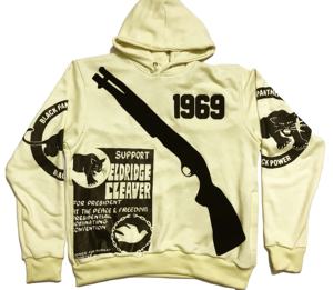 เสื้อฮู้ดพรีเมี่ยมสำหรับผู้ชาย,เสื้อพิมพ์ลายพัฟผ้าฝ้ายสวมใส่สบายคุณภาพสูงสีดำำมาเดือน - Product Image 1