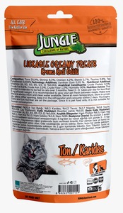 JUNGLE CREAMY TREAT 70g Vitamina a B D E Sabor de atún fortificado Origen de pavo Alimento seco con taurina - Product Image 2