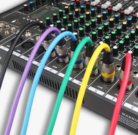 Cables XLR de Alta Calidad, Coloridos, OEM ODM, Macho a Hembra, Cable de Audio de 3 Pines para Altavoz y Micrófono, Balanceado