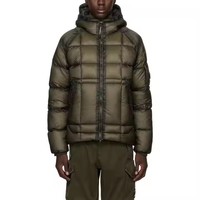 Veste matelassée longue en toile personnalisée pour homme, imperméable, avec logo sur mesure, pour l'hiver et l'extérieur, en fibre de polyester, vente en gros
