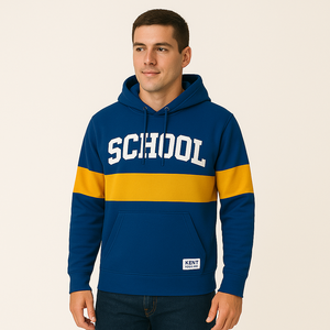 เสื้อฮู้ดผ้าโพลีเอสเตอร์แบบระเหิด100% ที่กำหนดเองระบายอากาศทนทานสำหรับฤดูหนาวสำหรับทีมโรงเรียนเครื่องแต่งกายสำหรับคลับกิจกรรมส่งเสริมการขาย - Product Image 5