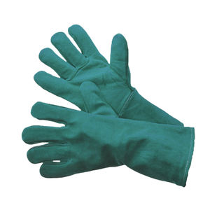 Guantes de cuero para soldar al por mayor, guantes de cuero de piel de cabra duraderos con palma de pistola para construcción y uso general con uso diario - Product Image 2