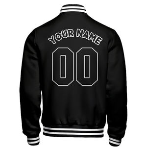 Fabricant Stock Taux de gros de haute qualité surdimensionné 380 GSM Épaule tombante Varsity LettermenJacket personnalisé pour hommes et femmes - Product Image 5