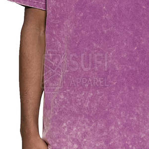 Camisetas de Hombre con Lavado Ácido, 100% Algodón, Tejido Transpirable de Secado Rápido, Manga Corta, Tallas Grandes, Corte Regular, Venta Directa de Fábrica - Product Image 6