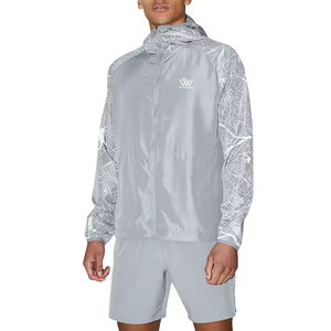 Conjunto de pantalones cortos cortavientos cómodos de moda para hombres Conjunto de pantalones cortos cortavientos de poliéster de nylon para hombres para adultos - Product Image 3