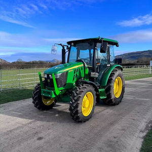 Used John Deere 5075E Compact Wheel Tractor 4WD 75 HP Farm Tractor Enclosed Cab Agricultural <b>Machinery</b> - Product Image 3