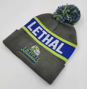 Gorro de Punto de Invierno de Alta Calidad con Diseño de Pescador y Logotipo Personalizado, Gorro de Punto Jacquard con Patrón de Puntos y Letras Jacquard 2026 - Product Image 5