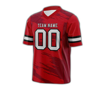 Breathable Soft Fabric American Football Jersey Wholesale Custom OEM ODM Service High <b>Performance</b> Athletic <b>Wear</b> - Product Image 6